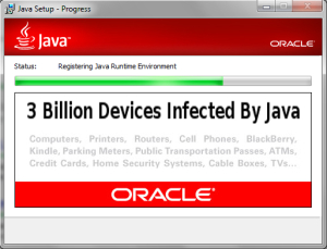 Tres mil millones de dispositivos infectados por Java