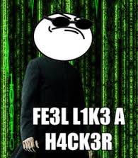 Feel like a hacker